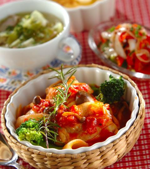 今日の献立は チキンのハーブトマト煮 シティリビングweb