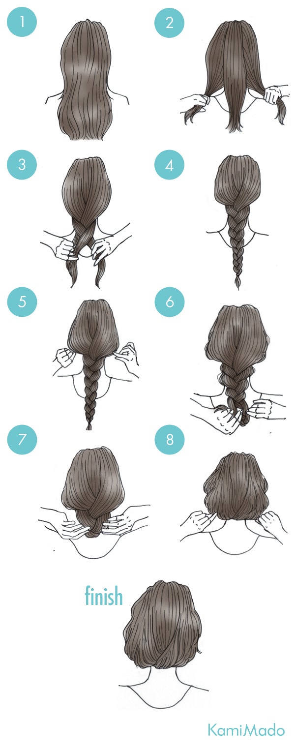 飽きてきたロングヘアをボブにチェンジ ヘアアレンジ イラスト付き シティリビングweb