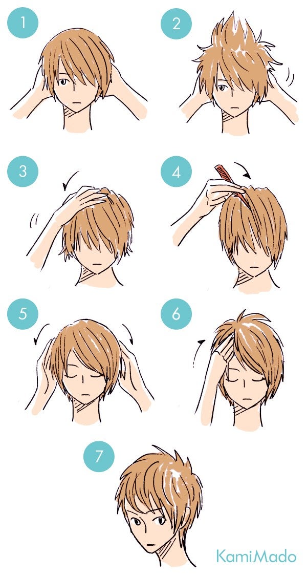 簡単 ワックスで作るナチュラルヘア イラスト付き シティリビングweb