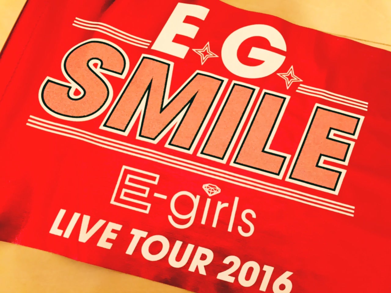 E-girls 楽しくっ キーホルダー♡E.G.SMILE