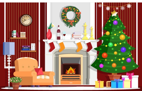 もうすぐクリスマス 部屋を素敵に飾り付けて プチ脳トレ 間違い探し シティリビングweb