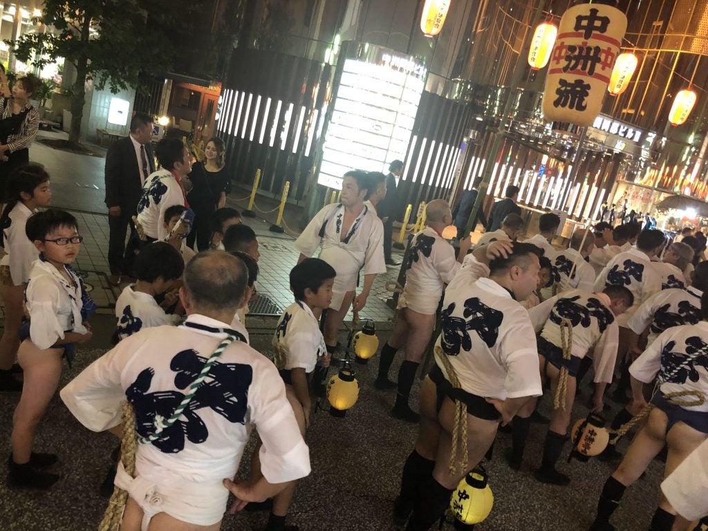 山笠ふんどし女の子 