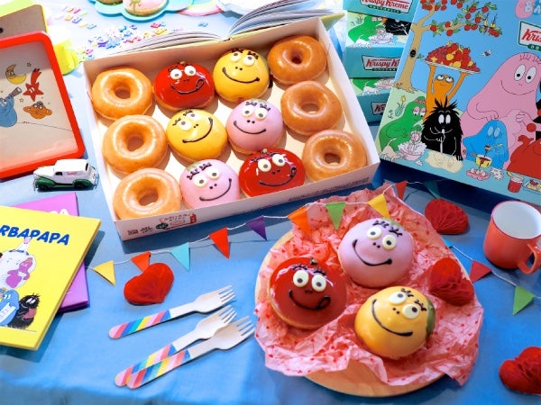 バーバパパファミリーがクリスピー・クリーム・ドーナツに変身して新