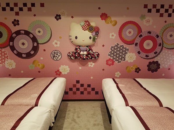 キティちゃん 洗面器 暗い