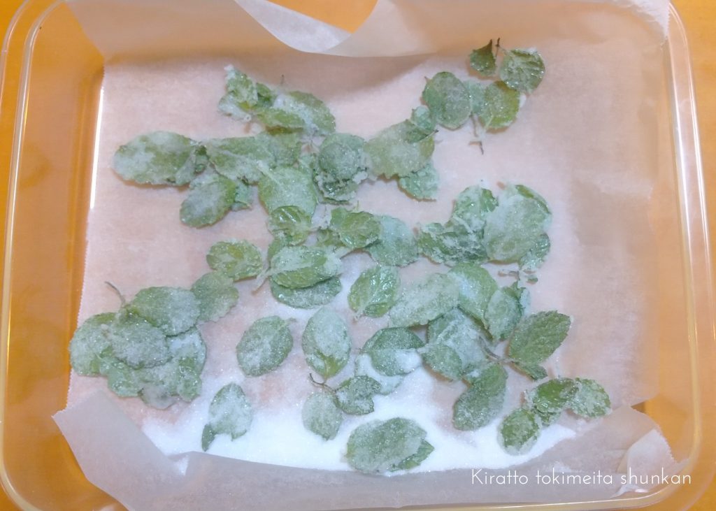 おうちカフェ 目が覚める 粉雪のようなミントの砂糖漬け シティリビングweb