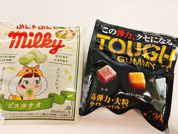 小腹が空いたときに♪【おすすめコンビニ菓子】ミルキー＆タフグミ