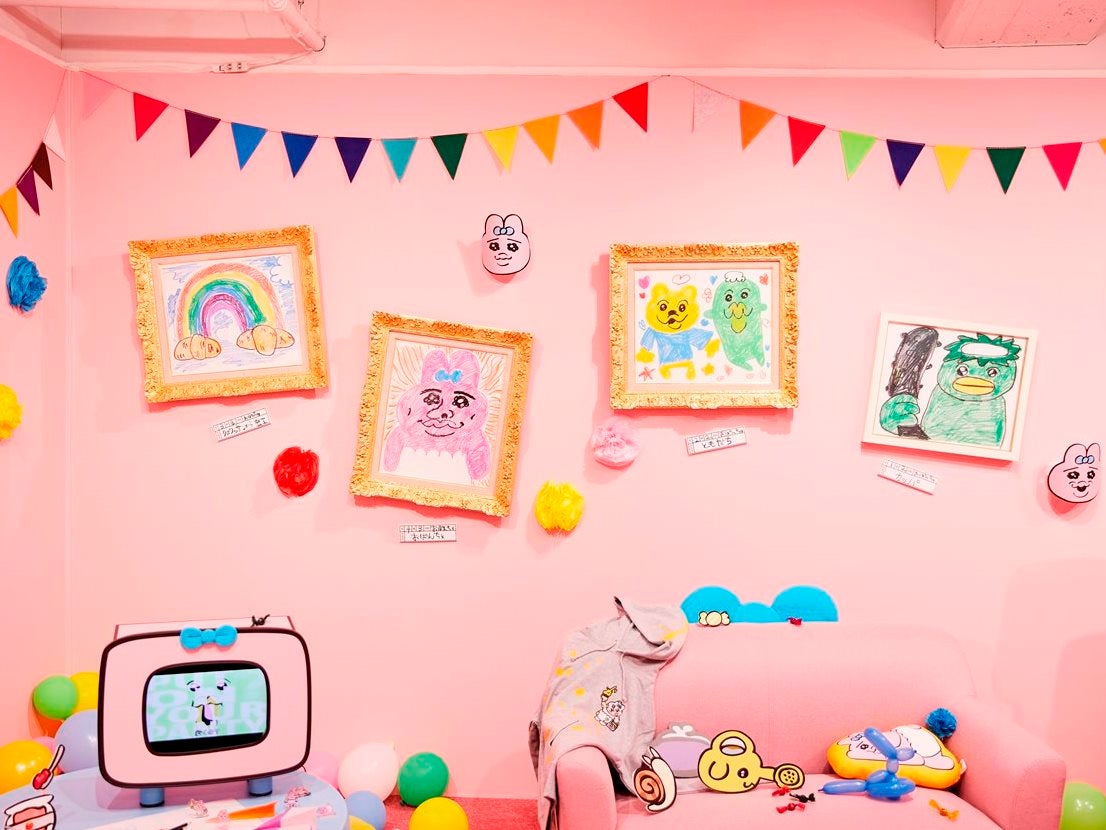 おぱんちゅうさぎ展　キャンバスアート 工事の人が来られない！？おぱんちゅが急遽準備した『おぱんちゅ