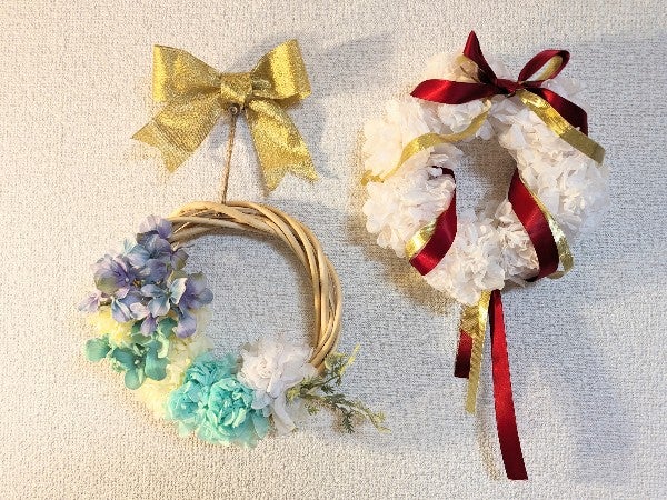 簡単・まだ間に合う！懐かしのあの紙で作るクリスマスリース｜シティ 