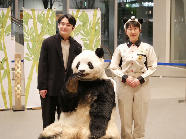 え、本物!?」パンダファンの中村莟玉さんも驚いた「春のパンダトーク