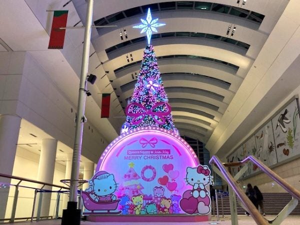ハローキティ 点灯オルゴール付きクリスマスツリー 三井不動産 |『ゲートシティ大崎×ハローキティ』クリスマス装飾