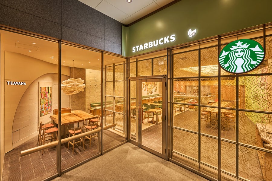 日本のスタバ2000号店「スターバックス ティバーナ ストア 銀座