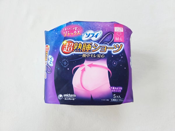 「ソフィ 超熟睡ショーツ M-L」