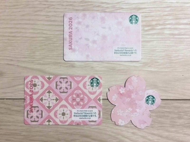 スタバ】毎年恒例！春限定『SAKURAスターバックスカード』☆｜シティ