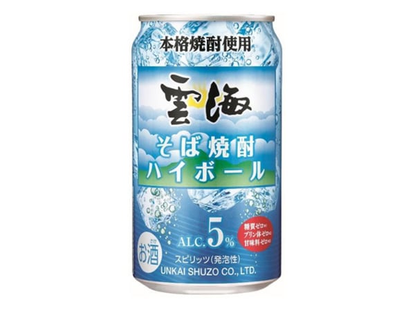 新発売！そば焼酎「雲海」のハイボール缶楽しみ方